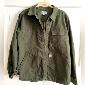 Carhartt Utility Army Green Work Shirt XL (16/18)